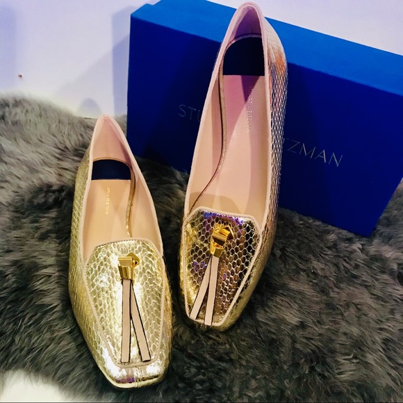 stuart weitzman slipknot loafer